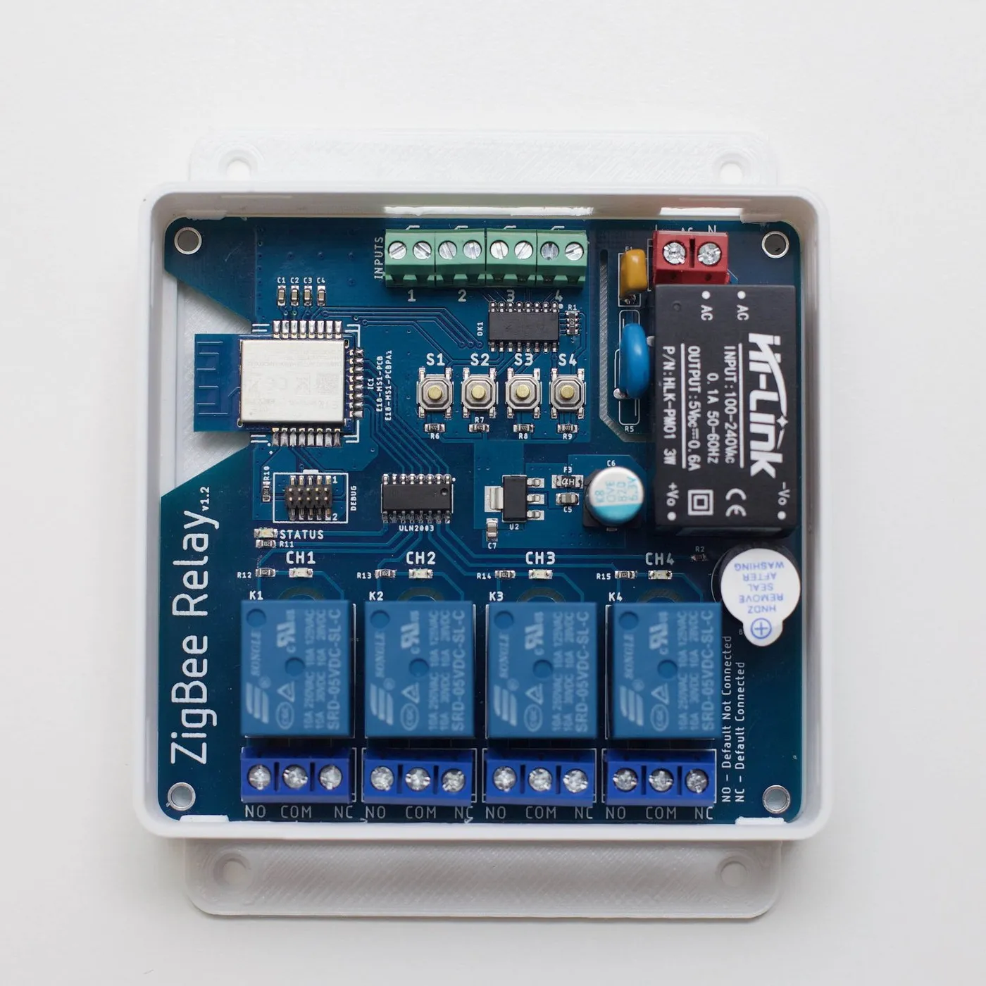 ALab Technology Spain Zigbee_Relay — Zigbee 4 Channel Relay