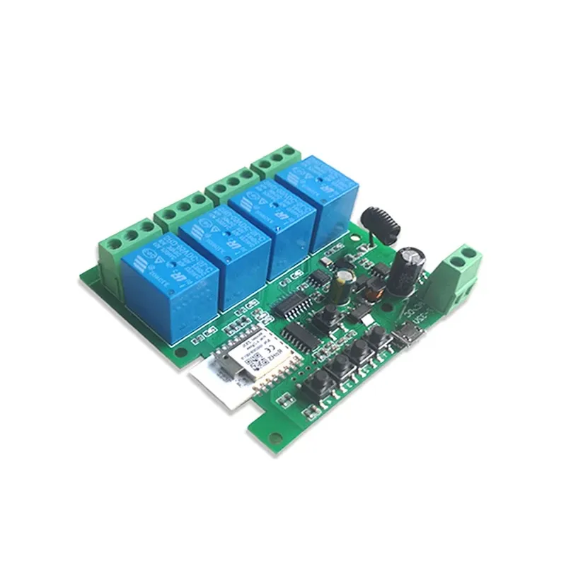 AllbeAI TY4CH — 4 Channel Relay Board DC 5V/7-32V