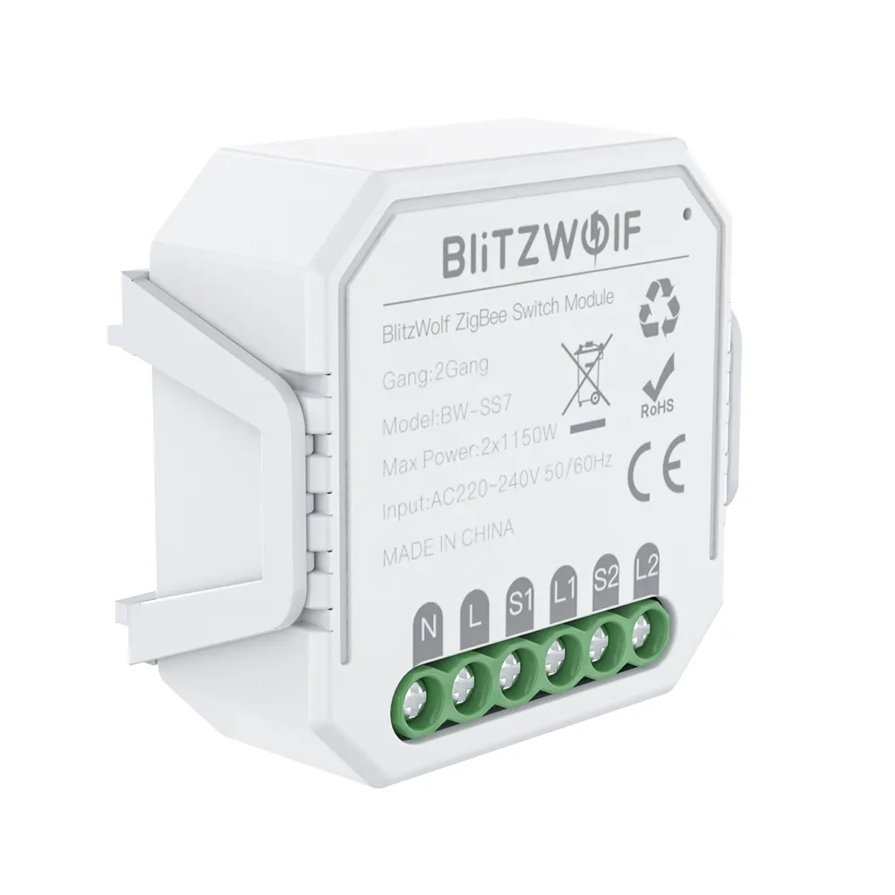 BlitzWolf BW-SS7 — Smart Light Switch Module 2 Gang