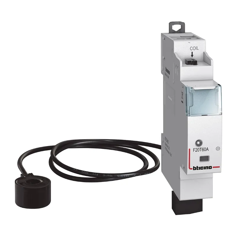 BTicino F20T60A — DIN Power Consumption Module 100-240V 60A