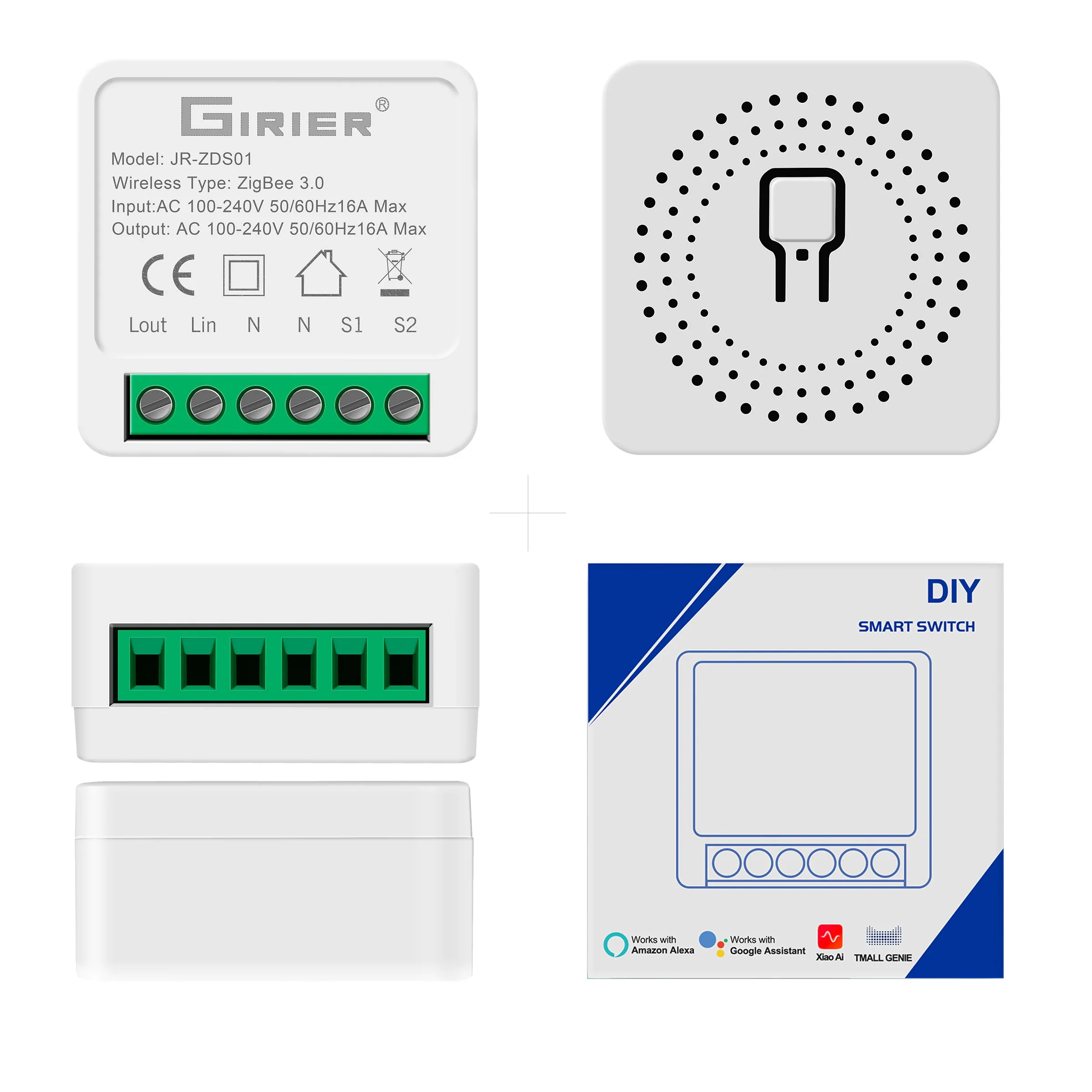 Girier JR-ZDS01 — Smart Light Switch Module