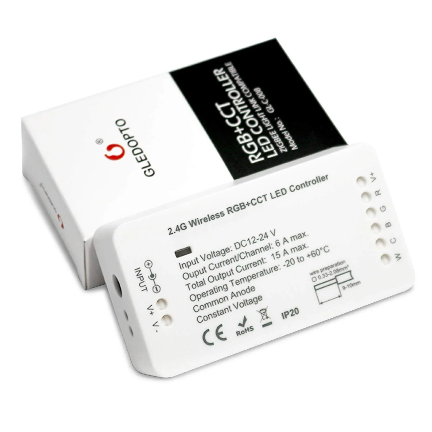 Gledopto GL-C-008 — RGB+CCT LED Controller