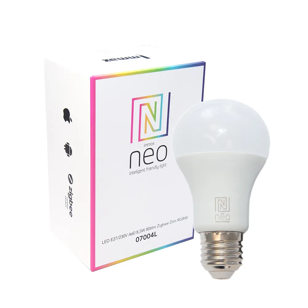 Immax 07004L — Neo Smart LED E27 8,5W color, dimmable