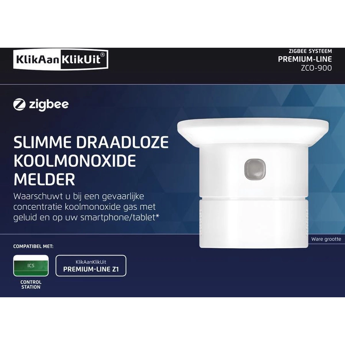 KlikaanKlikuit ZCO-900 — Smart Carbon Monoxide Detector