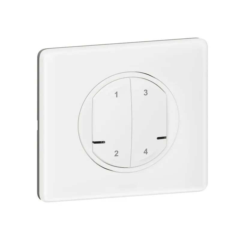 Legrand 0 677 55/56/57 — Céliane Wireless 4 Scenes Control Switch