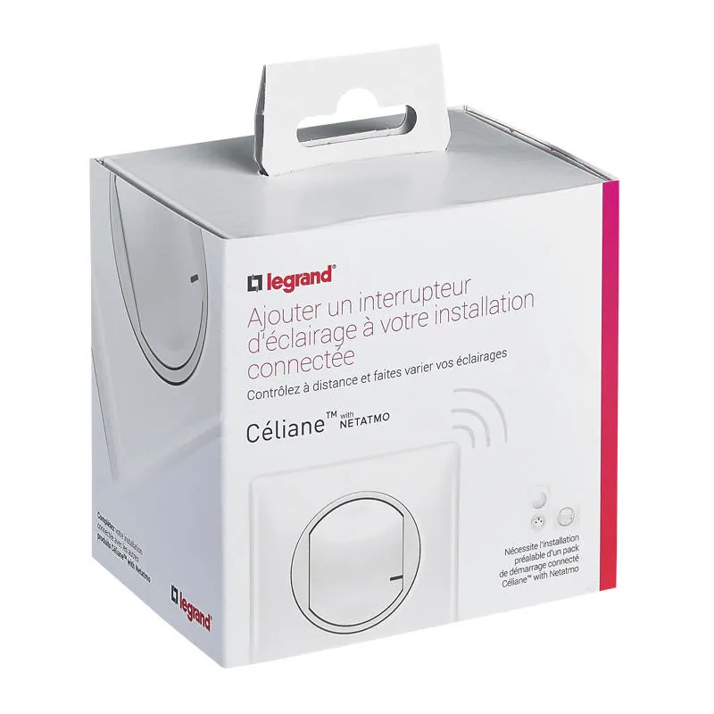 Legrand 067721 — Céliane Wired Switch No Neutral - white