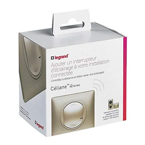 Legrand 067771 — Céliane Wired Switch No Neutral - titanium