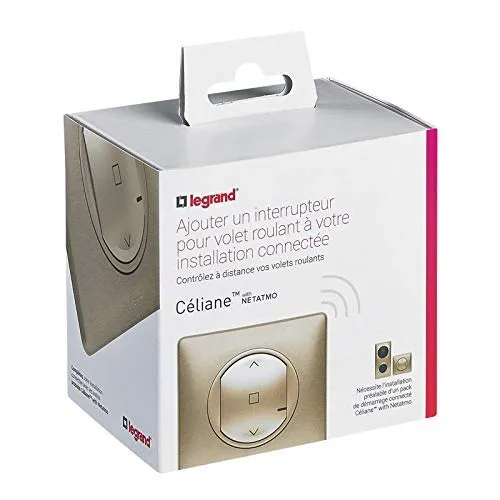 Legrand 067776 — Céliane Wired Roller Shutter Switch - titanium