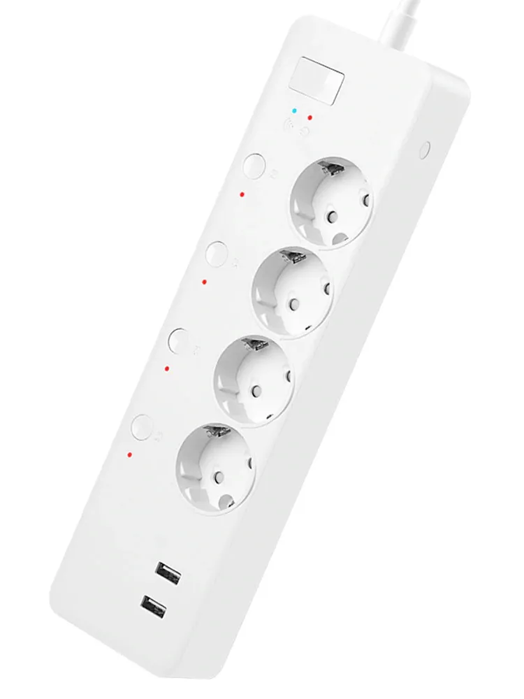 LELLKI WP33 — Power Strip 16A 4000W 4AC + 2USB
