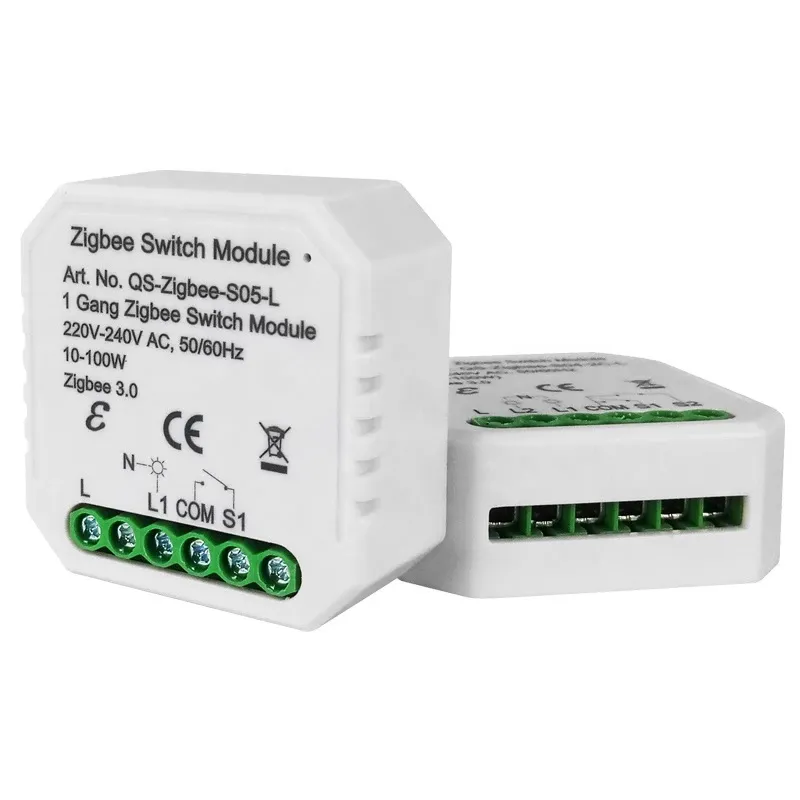 Lonsonho QS-Zigbee-S05-LN — 1 Gang Switch Module With Neutral