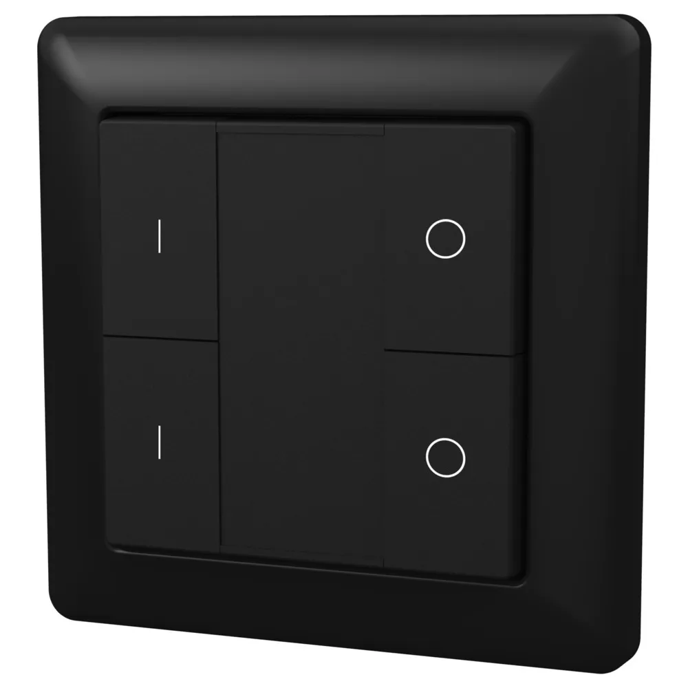 Namron 4512729 — 2 Channel Dimmer K4 Black