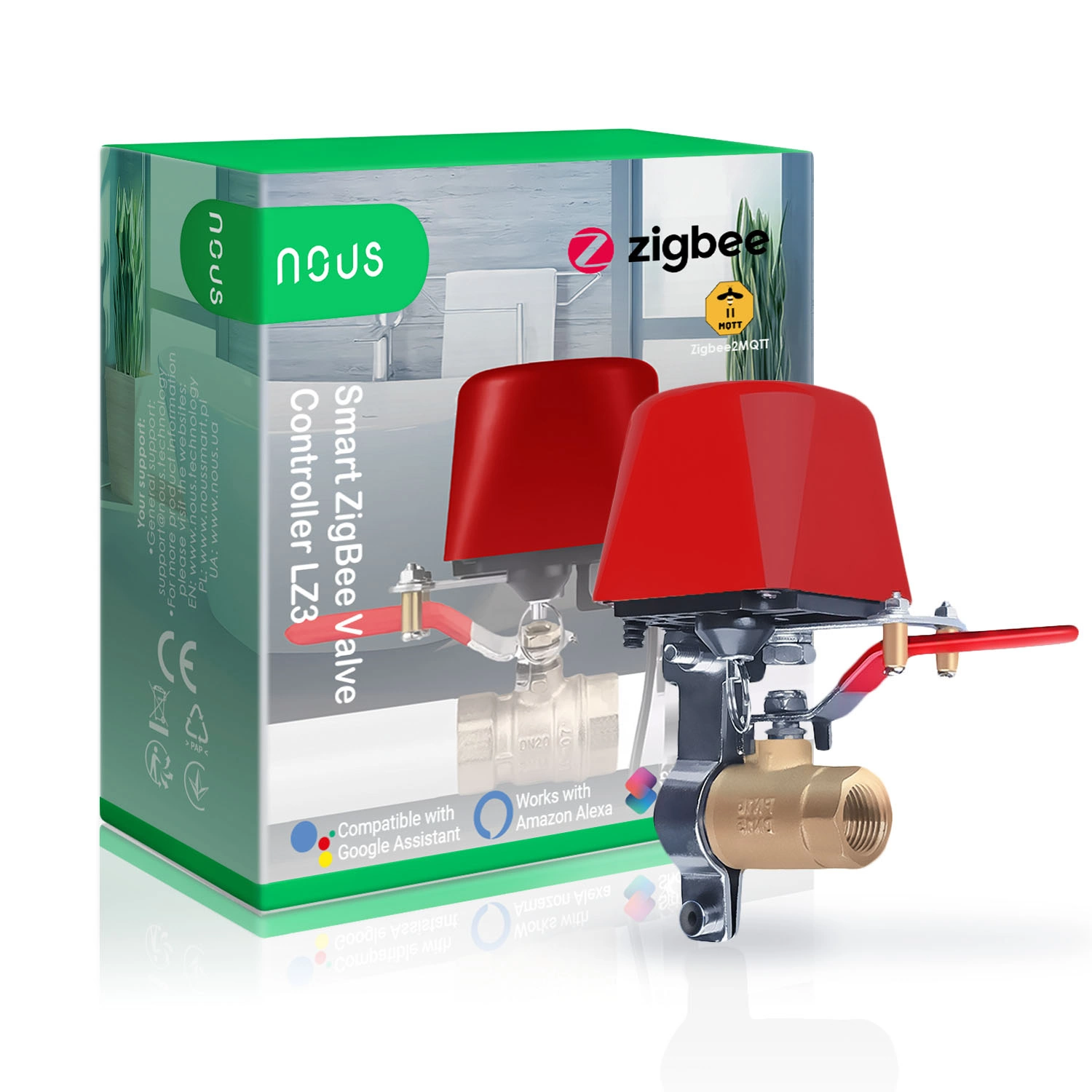 Nous LZ3 — Smart ZigBee Valve Controller