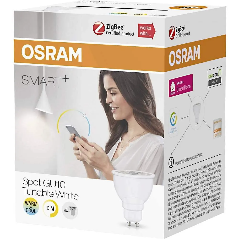 OSRAM AC05347 — SMART+ Spot GU10 Tunable White PAR16 Spot