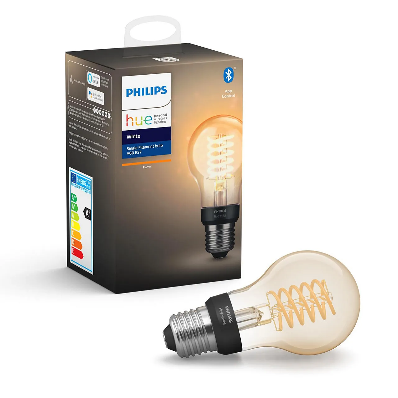 Philips LWA004 — Hue White Filament Bulb A60 E27 Bluetooth
