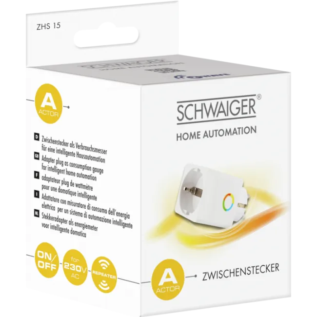 Schwaiger ZHS15 — Plug with Power Monitoring