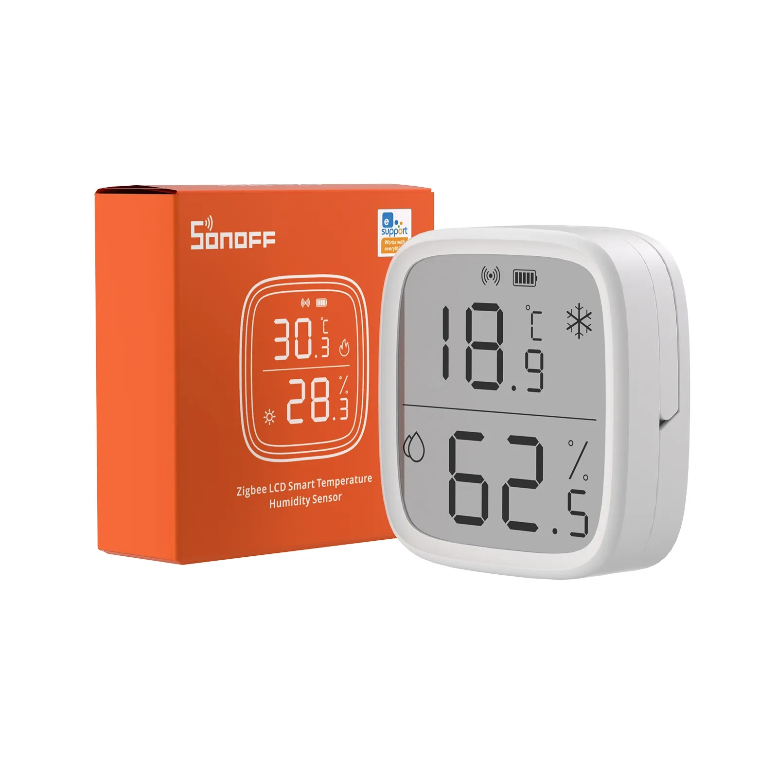 Sonoff SNZB-02D — LCD Temperature Humidity Sensor