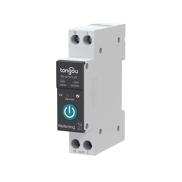 Tongou TO-Q-SY1-JZT — DIN Rail Circuit Breaker 63A with Power Monitoring