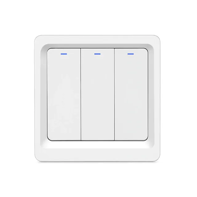 Tuya DS-112L-3 — Wall Switch (EU) No Neutral 3 Gang